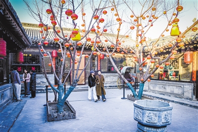 圖為升級改造后的縣長大院。韓堃攝