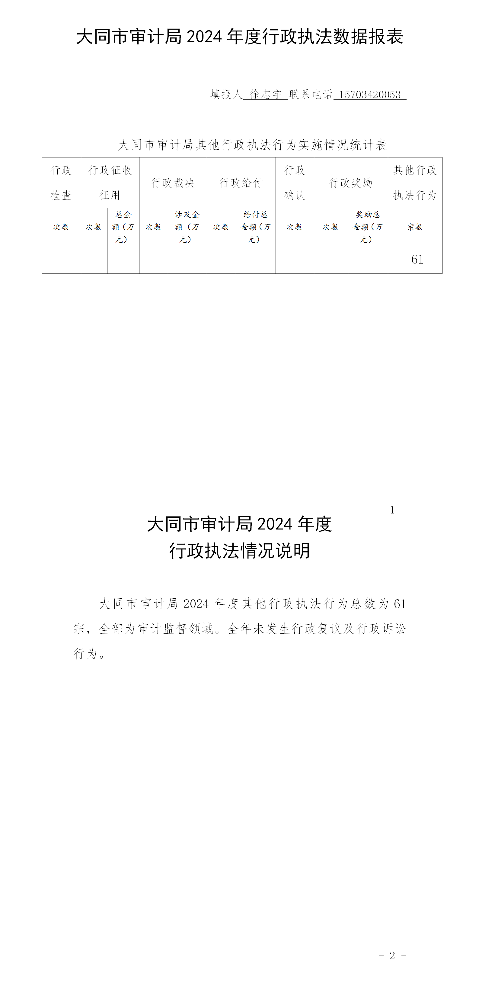 大同市審計(jì)局2024年行政執(zhí)法數(shù)據(jù)報(bào)表_01