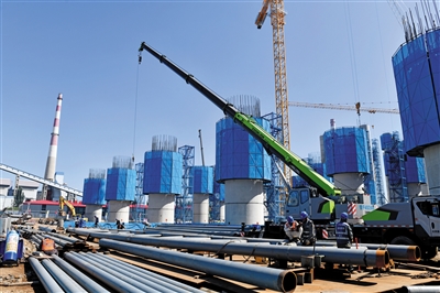 圖為晉北基地同熱三期2×100萬千瓦煤電工程項(xiàng)目。李冬賓攝（資料照片）